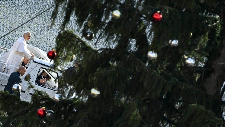 The Pope in St. Peter's Square during the General Audience The Pope in St. Peter's Square during the General Audience