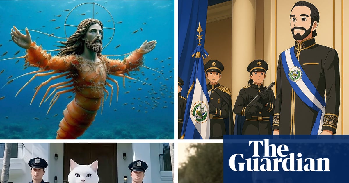  From shrimp Jesus to erotic tractors: how viral AI slop took over the internet | Artificial intelligence (AI)