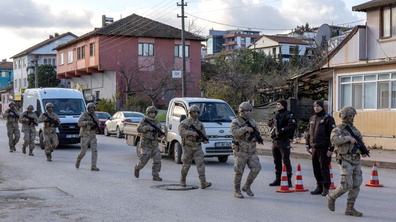  Three Turkish police officers killed by ISIS militants as authorities step up raids over winter holidays