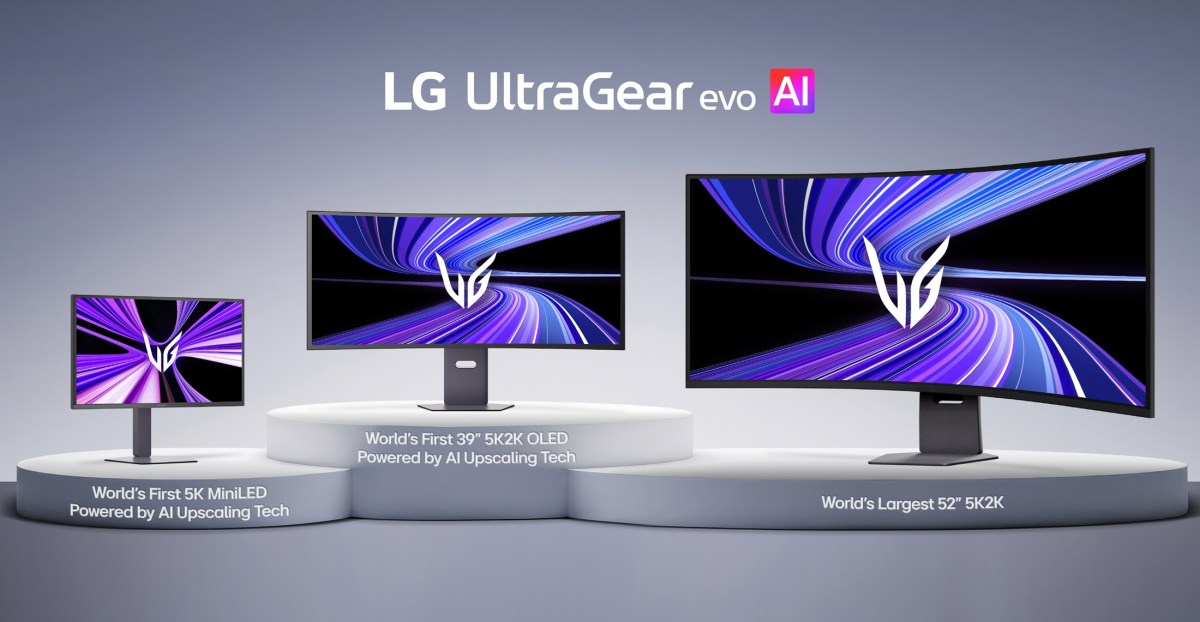  LG announces new UltraGear evo gaming monitors with AI upscaling