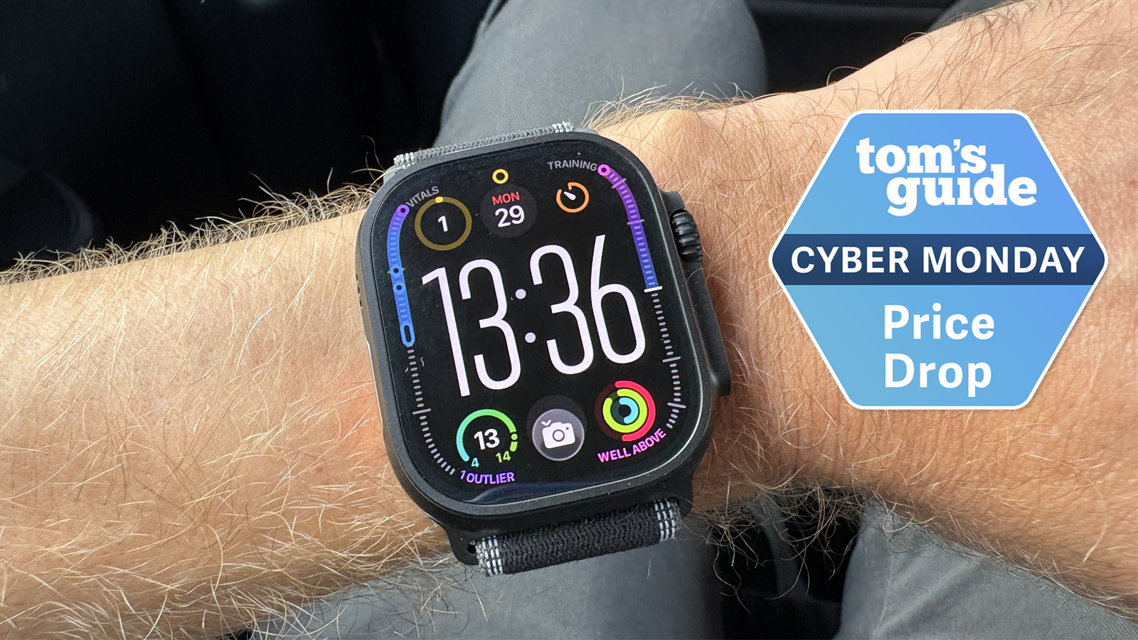 apple watch ultra 3 with cyber monday badge