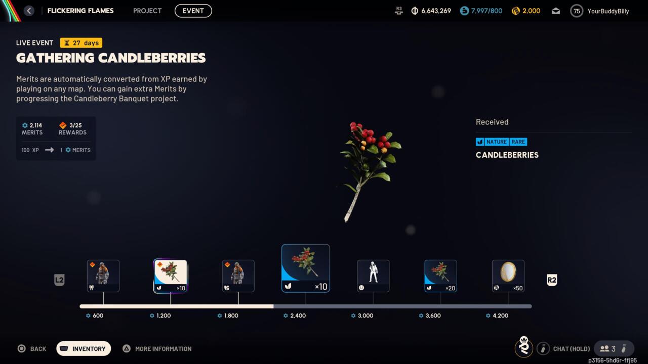 You'll gain quite a few Candleberries from the Gathering Candleberries reward track.