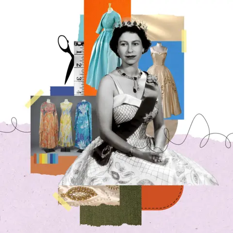 BBC Queen Fashion illustration