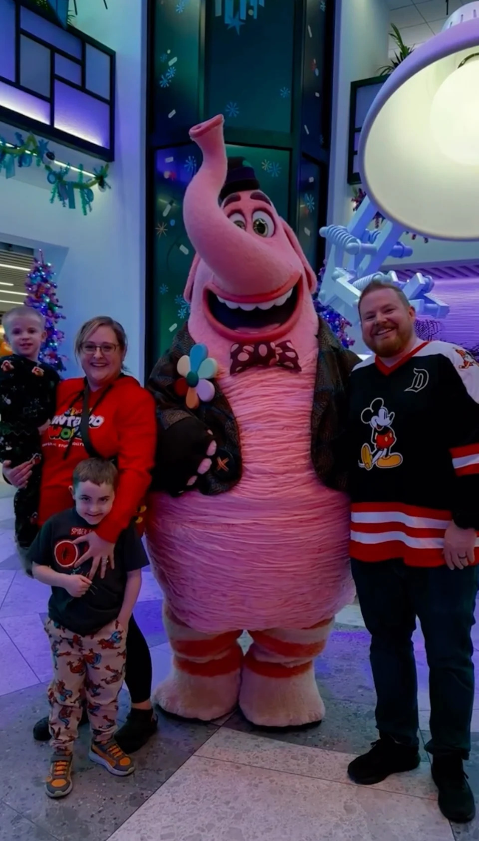 “I did not expect Hilary Swank to directly talk to me,” she said. Instagram/@bafusfamily.duchenne