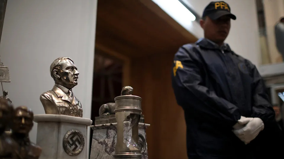 A statue of Hitler found in Argentina