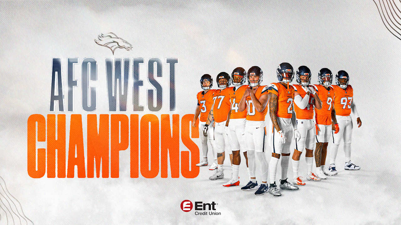  Broncos clinch 2025 AFC West division title