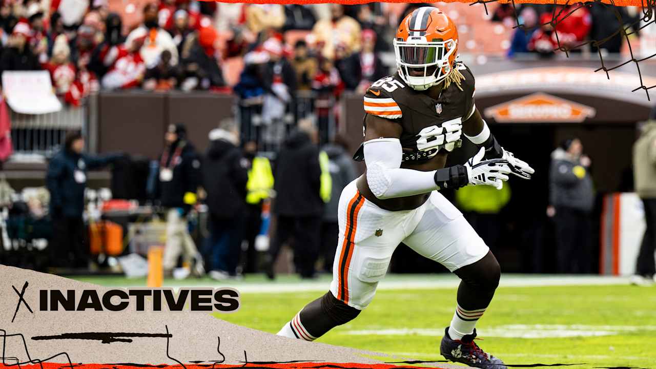  Browns announce inactives for Week 15 vs. the Bears – Cleveland Browns