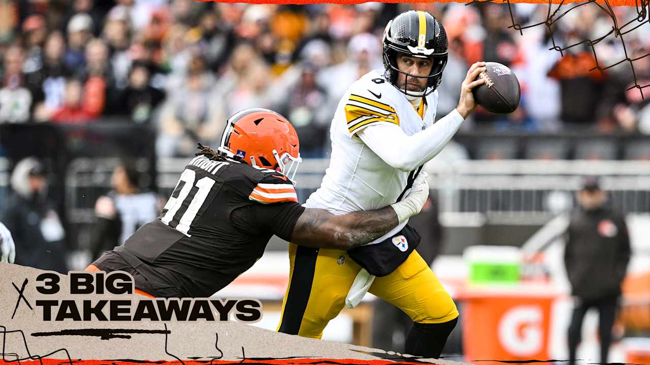  Browns’ defense shuts down the Steelers’ in Week 17 win