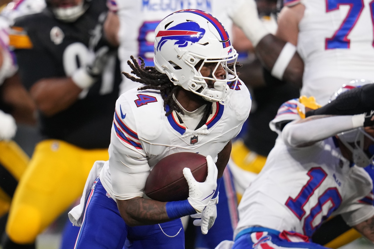  Buffalo Bills set rushing record at Acrisure Stadium in comeback win over Steelers
