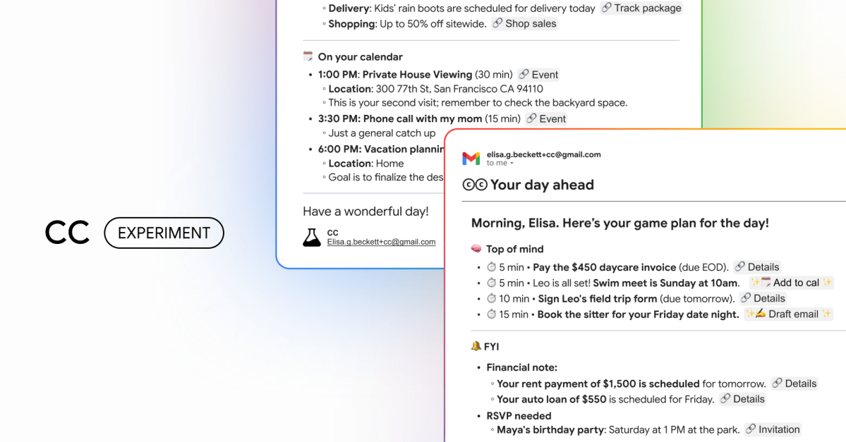  Google wants its AI assistant CC to replace your morning scroll
