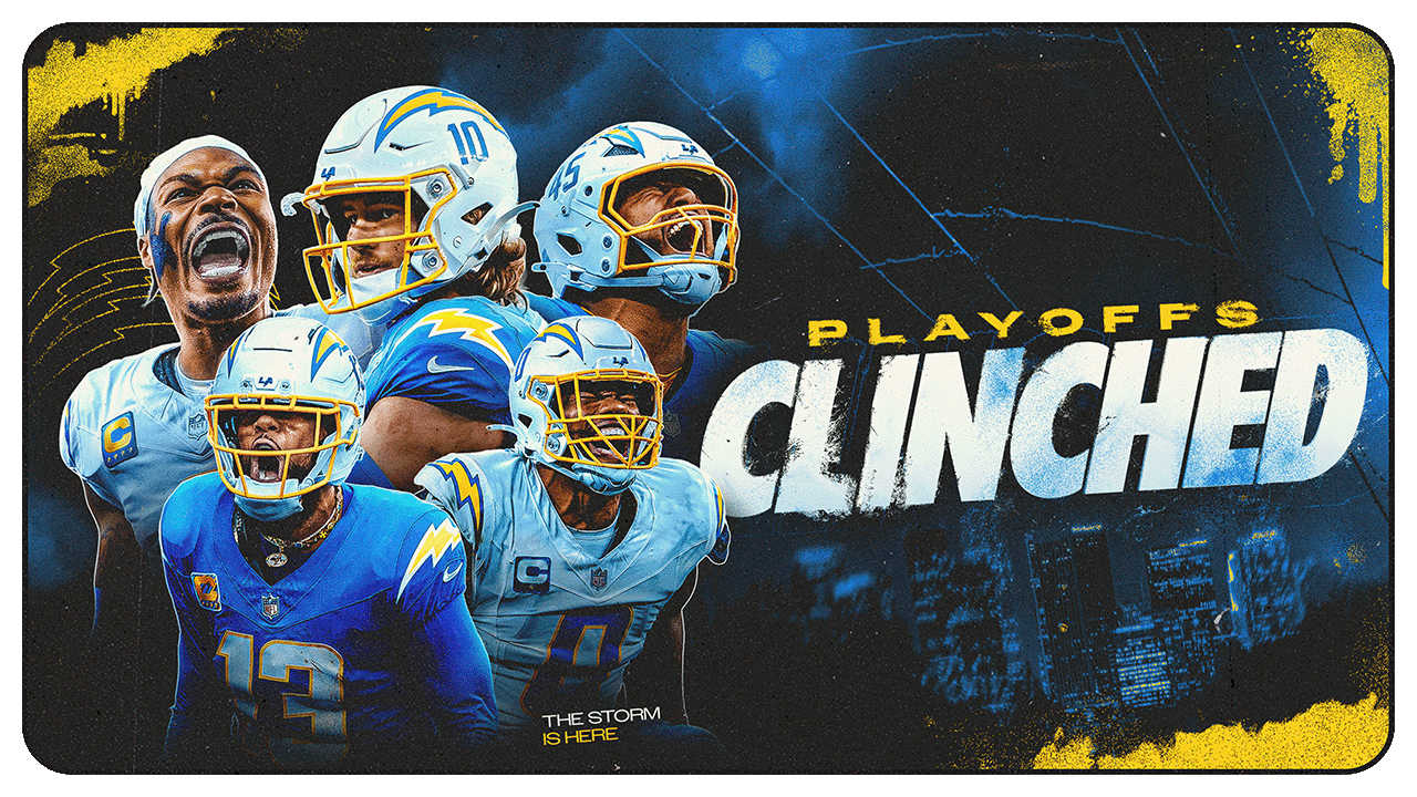  Chargers Clinch Playoff Berth for 2nd Straight Season Under Jim Harbaugh