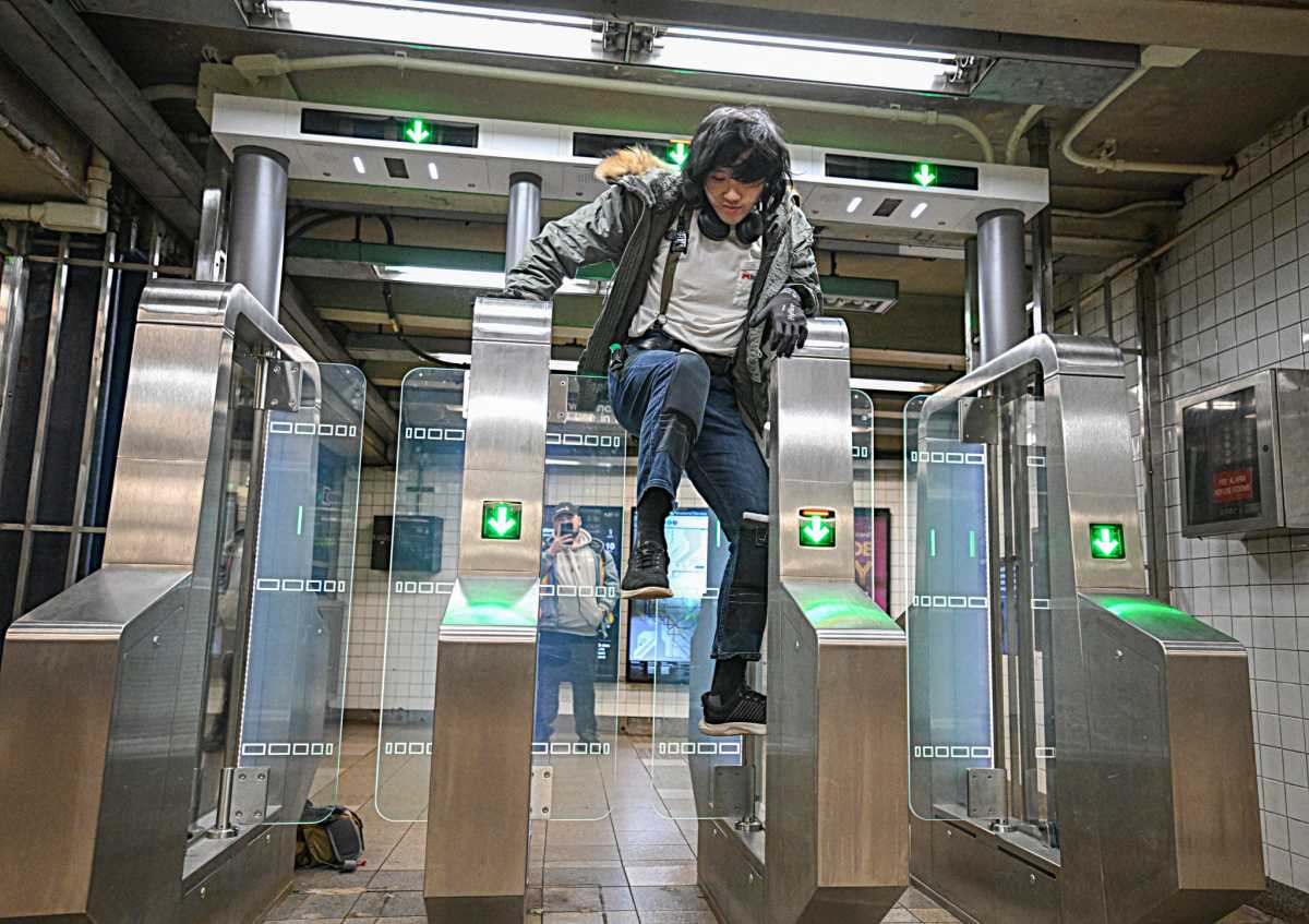  MTA unveils new blaring-alarm fare gates at busy NYC stations to fight fare evasion
