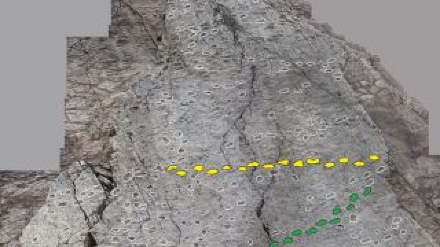  Dinosaur tracks found near Olympic venues in Italy : NPR