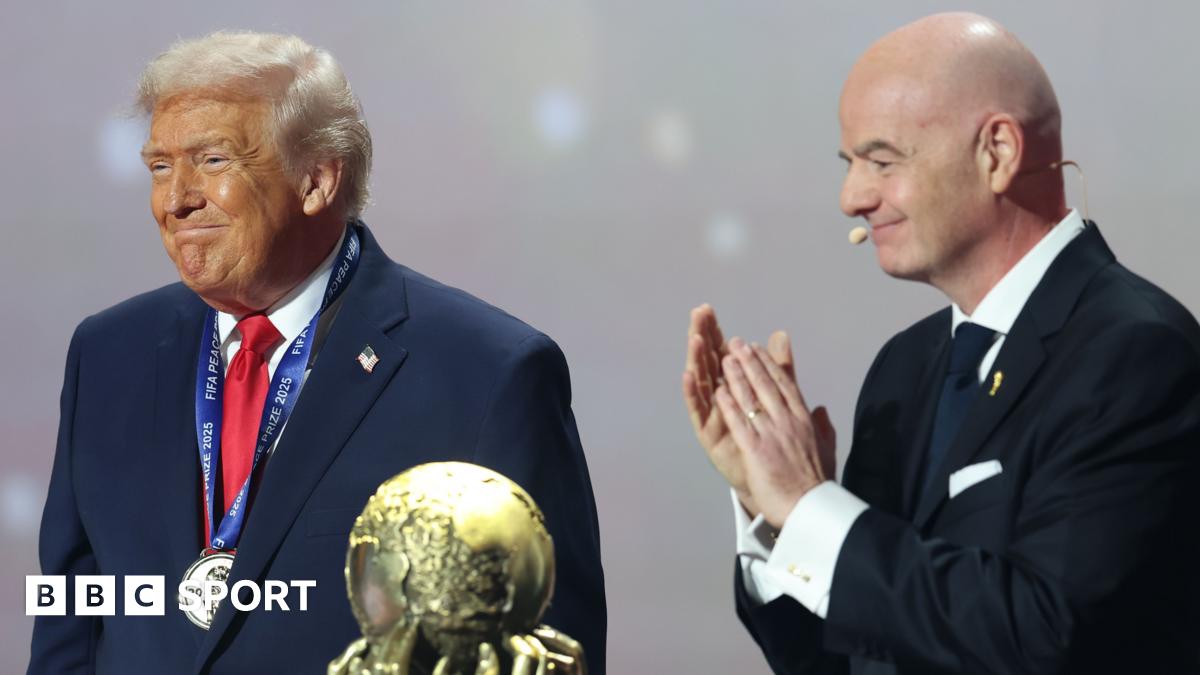  Donald Trump: US president named inaugural Fifa Peace Prize winner