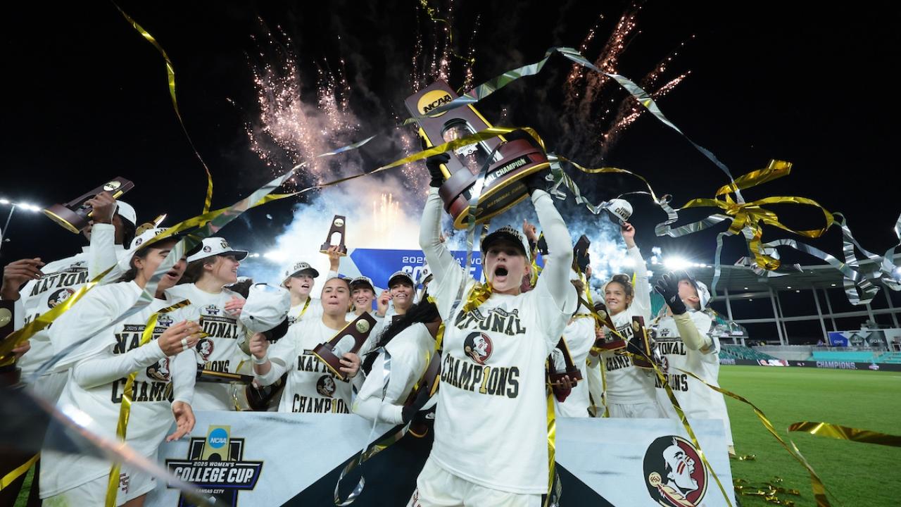  Florida State wins the 2025 NCAA DI women’s soccer championship