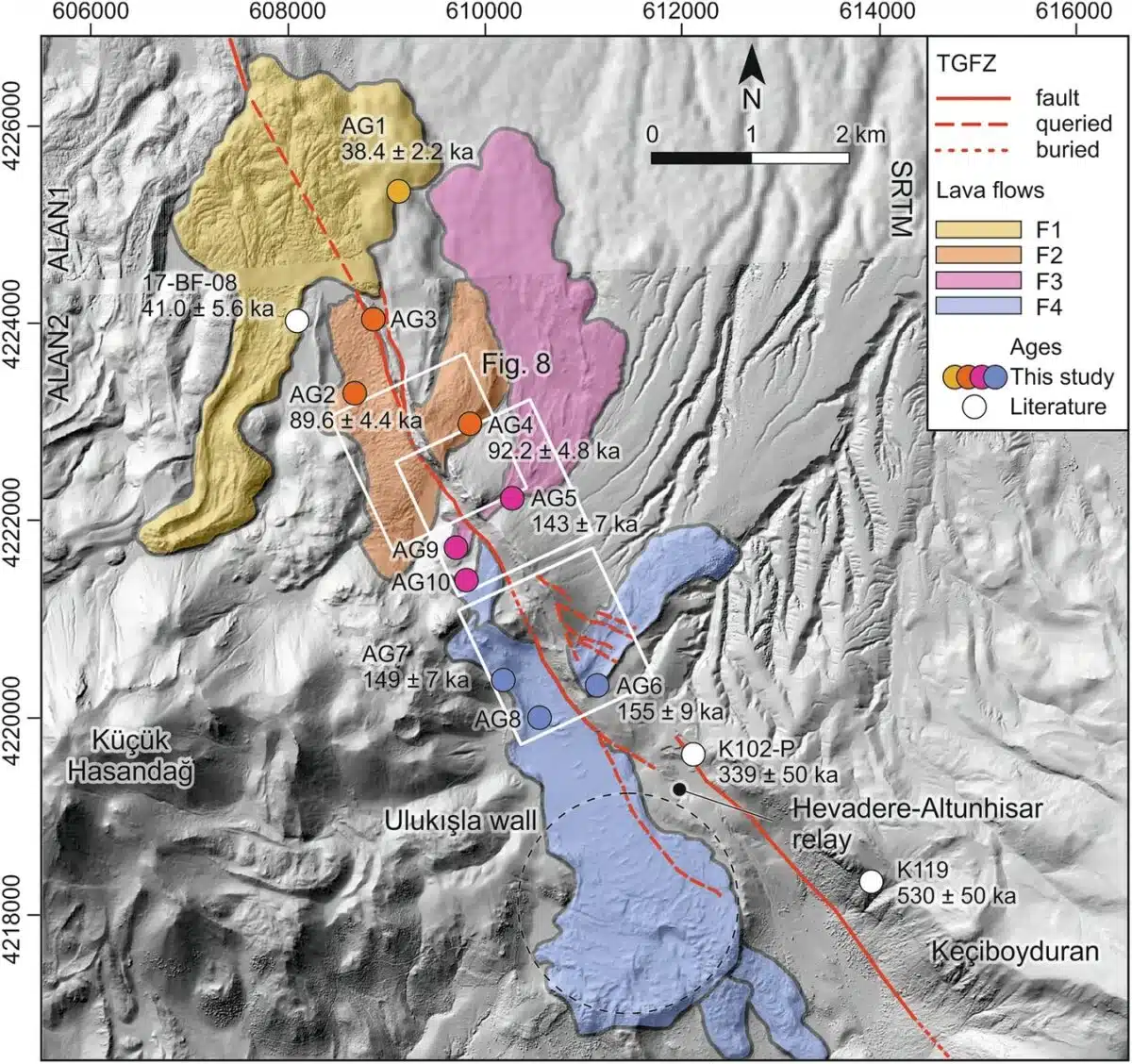 Hillshaded Digital Elevation Model
