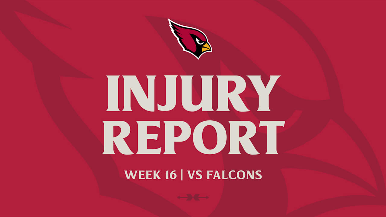  Injury Report: Week 16 vs Falcons