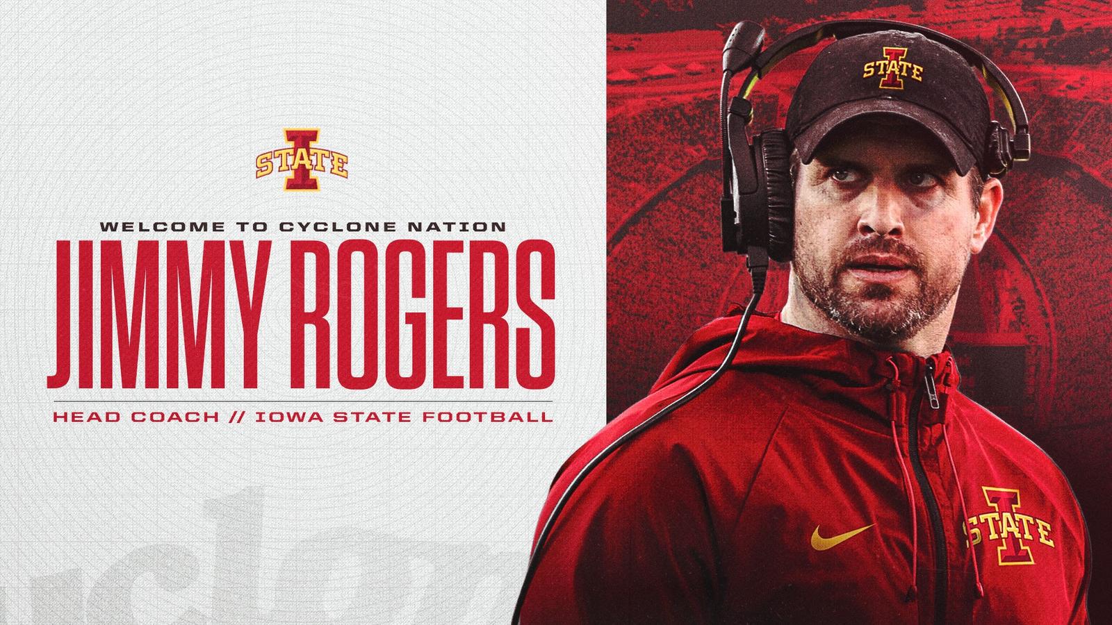 Iowa State Names Jimmy Rogers Head Football Coach