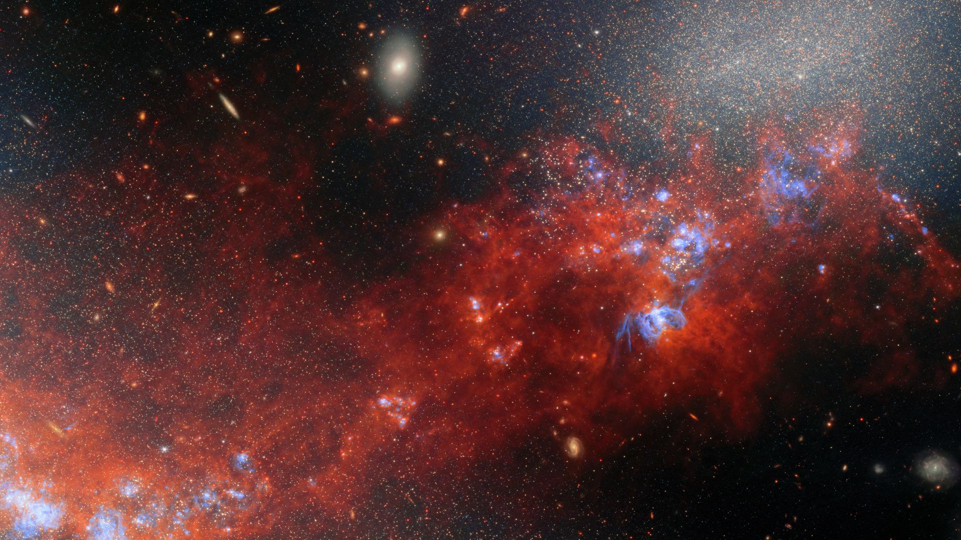  Glowing bridge links dwarf galaxies in stunning new image from the James Webb Space Telescope