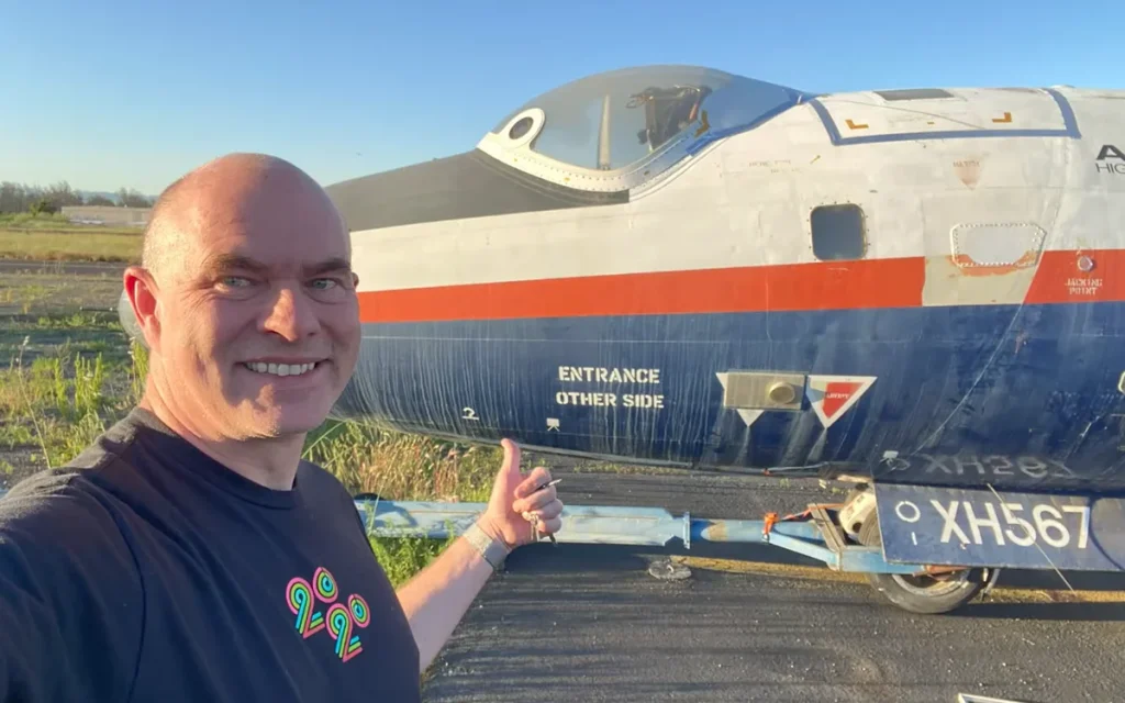 Operating in America, this British-inspired NASA WB-57 plane is 70 years old, but having been spotted in California, the iconic jet still has crucial operations