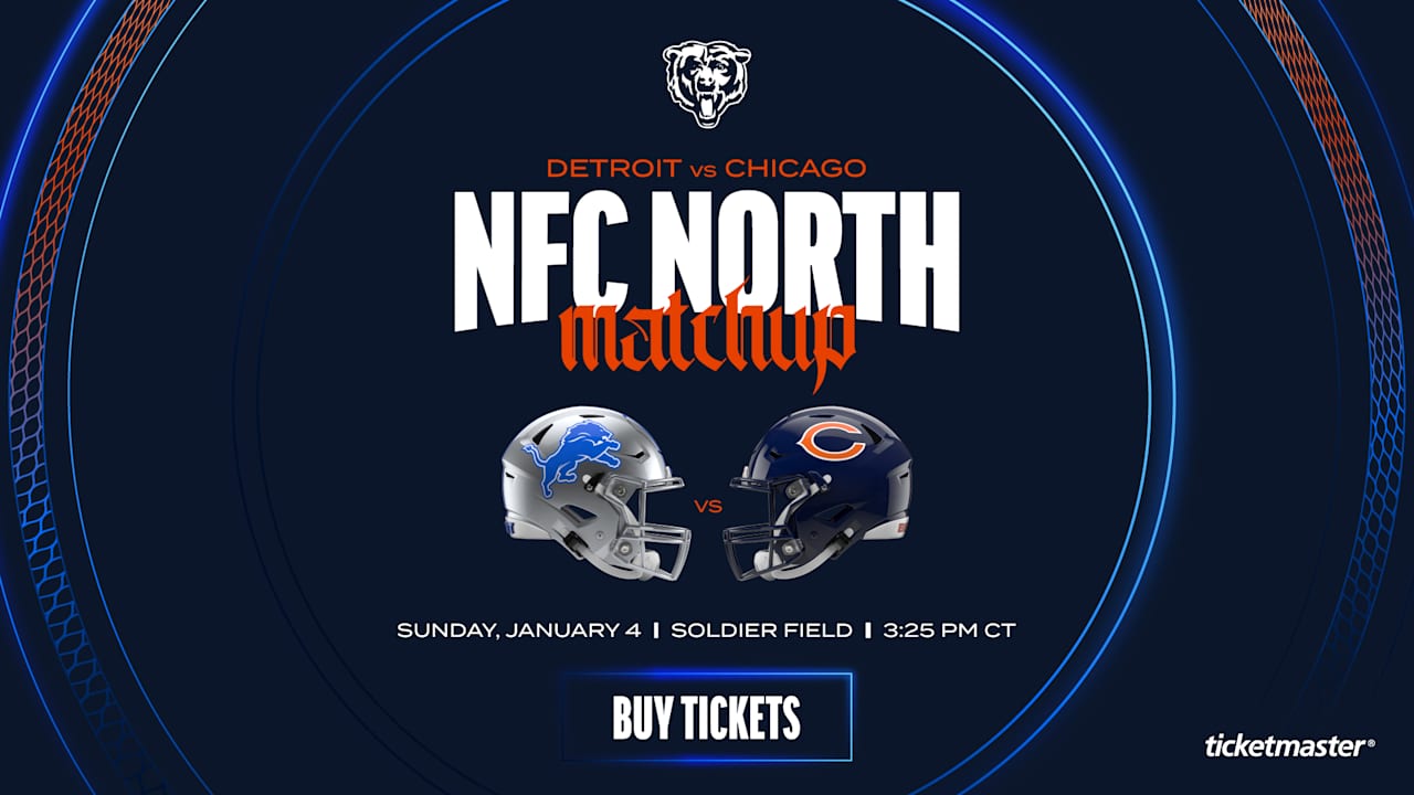  NFL sets kickoff time for Bears-Lions season finale – Chicago Bears