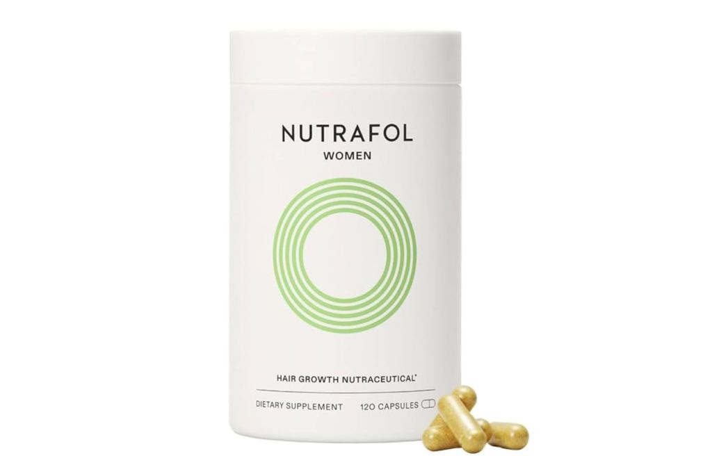 A bottle of supplements