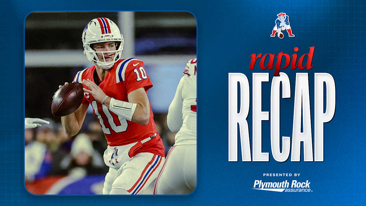  Patriots Roll Over Giants 33-15 on Monday Night Football for 10th Straight Win