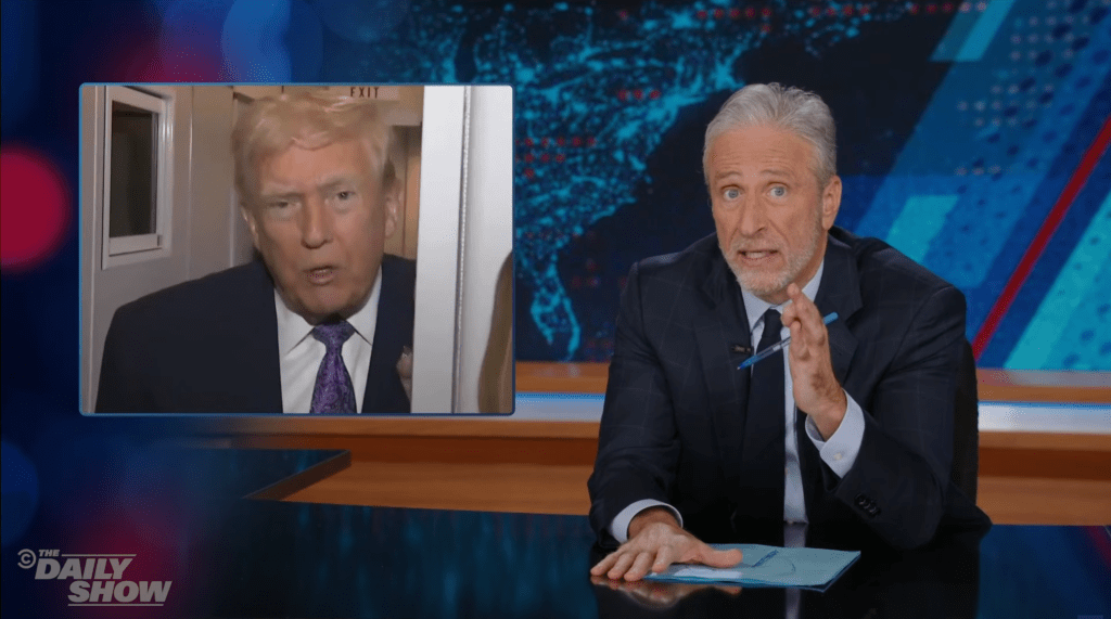  Jon Stewart Unpacks Trump Calling Tim Walz The R-Slur