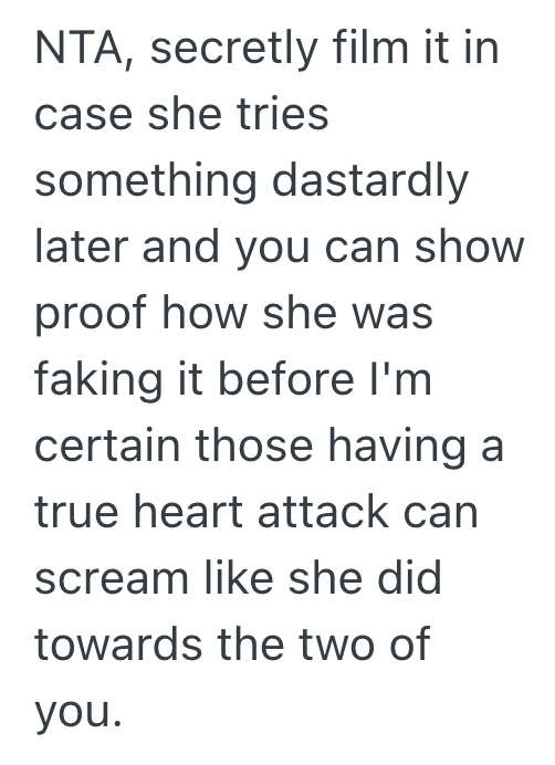 Womans Mom Cant Be Trusted And Eventually Fakes A Heart Attack, So Her Daughter Refuses To Call 911 And Leaves Her To Suffer The Consequences Screenshot 2025 12 09 at 2.35.27 PM Womans Mom Cant Be Trusted And Eventually Fakes A Heart Attack, So Her Daughter Refuses To Call 911 And Leaves Her To Suffer The Consequences