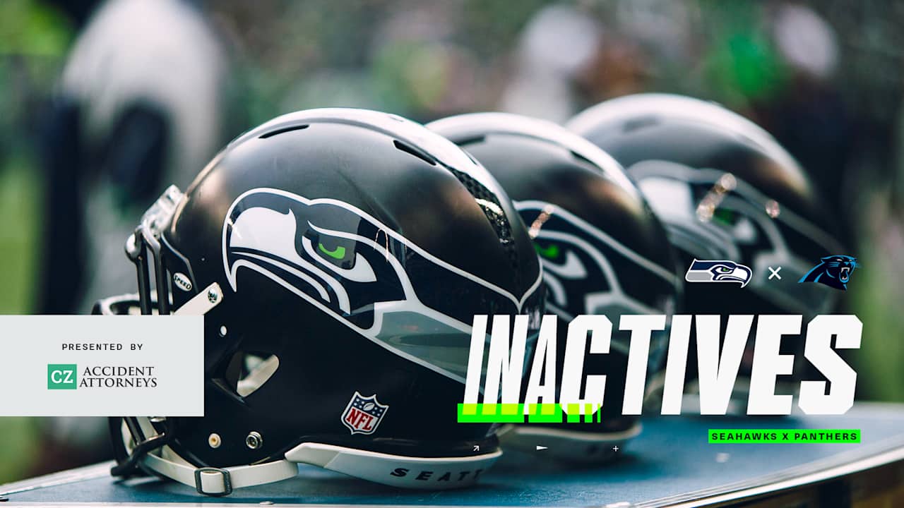  Seahawks vs. Panthers Week 17 Inactives