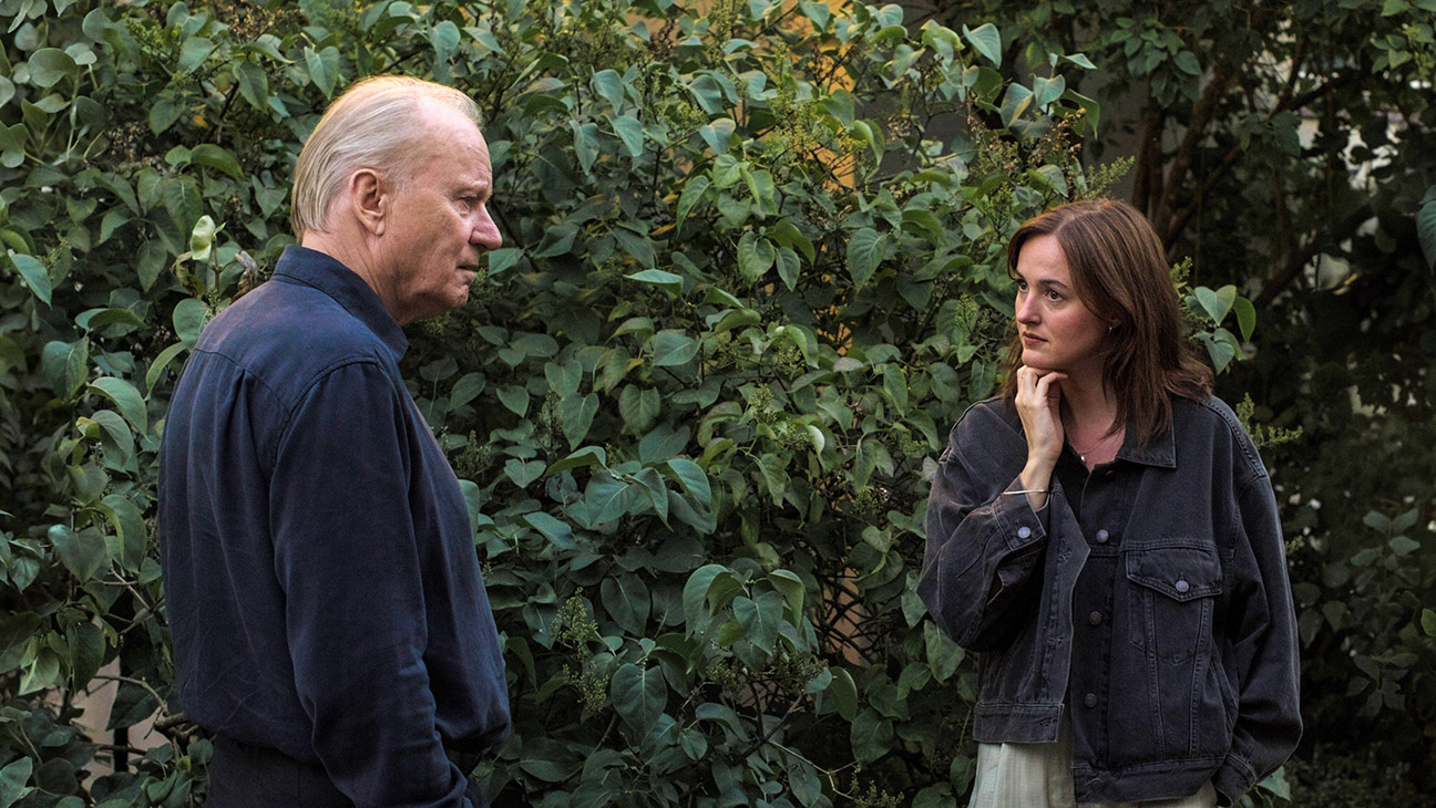 Sentimental Value, from left: Stellan Skarsgard, Renate Reinsve, 2025.