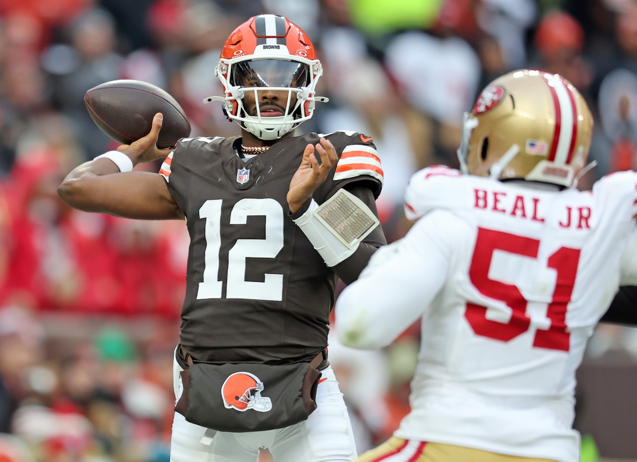  Shedeur Sanders: ‘I feel like I failed’ the team in Browns 26-8 loss to the 49ers