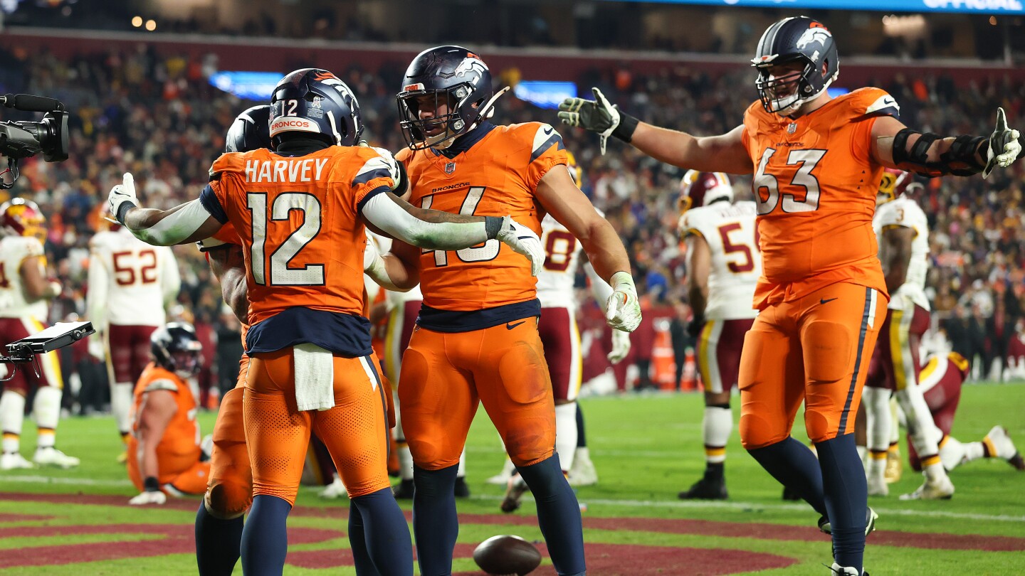  Sunday Night Football: Broncos hold on, beat Commanders 27-26 in overtime