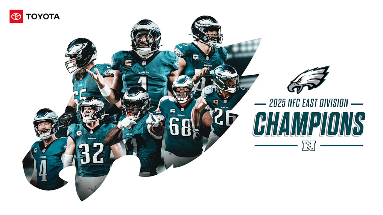 The Eagles are back-to-back NFC East Champions!