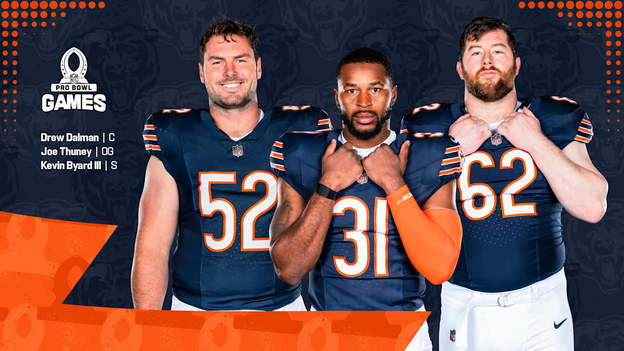 Three Bears players earn Pro Bowl honors