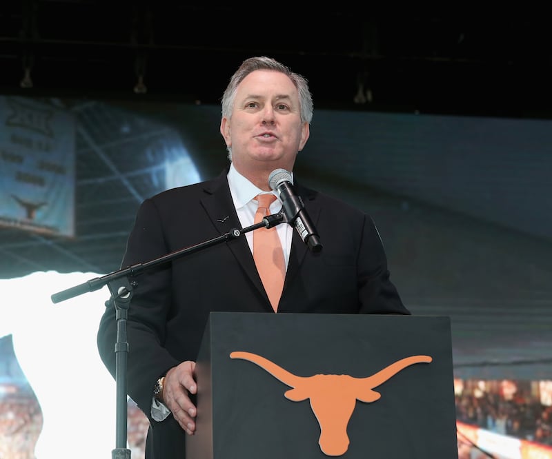 AUSTIN, TX - DECEMBER 03: Oak View Group CEO Tim Leiweke attends the groundbreaking ceremony for the new University of Texas event facility, the "Moody Center" on December 3, 2019 in Austin, Texas. (Photo by Gary Miller/Getty Images)