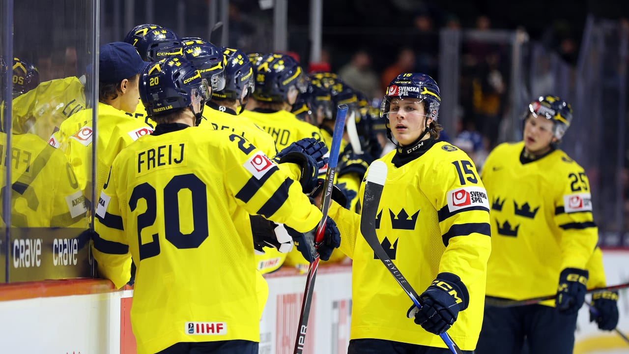  World Junior Championship roundup: Sweden rallies past Switzerland