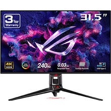 32" Asus ROG Swift 4K 240Hz QD-OLED Gaming Monitor