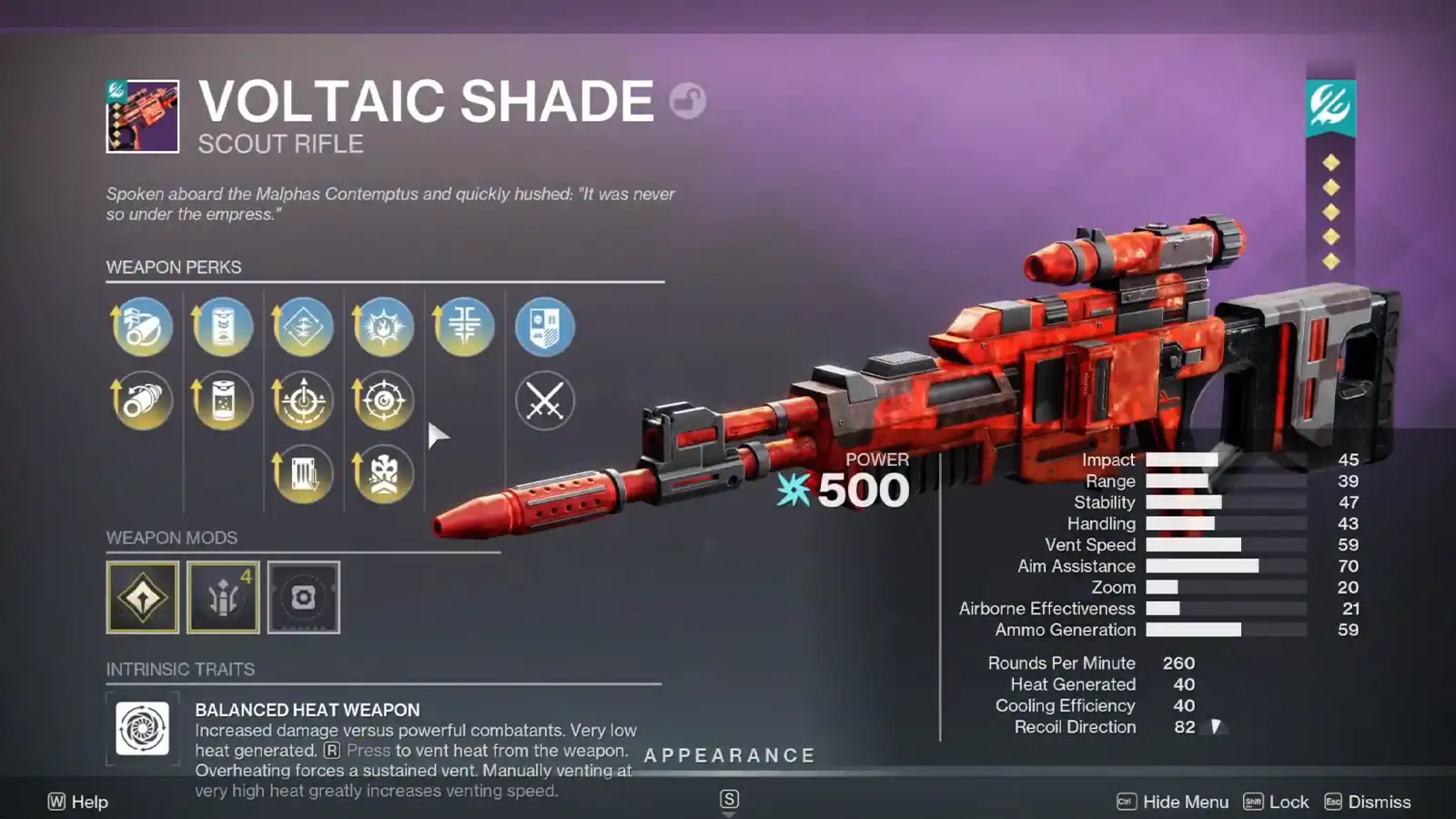 Destiny 2 Renegades: All Weapons and Perks Detailed