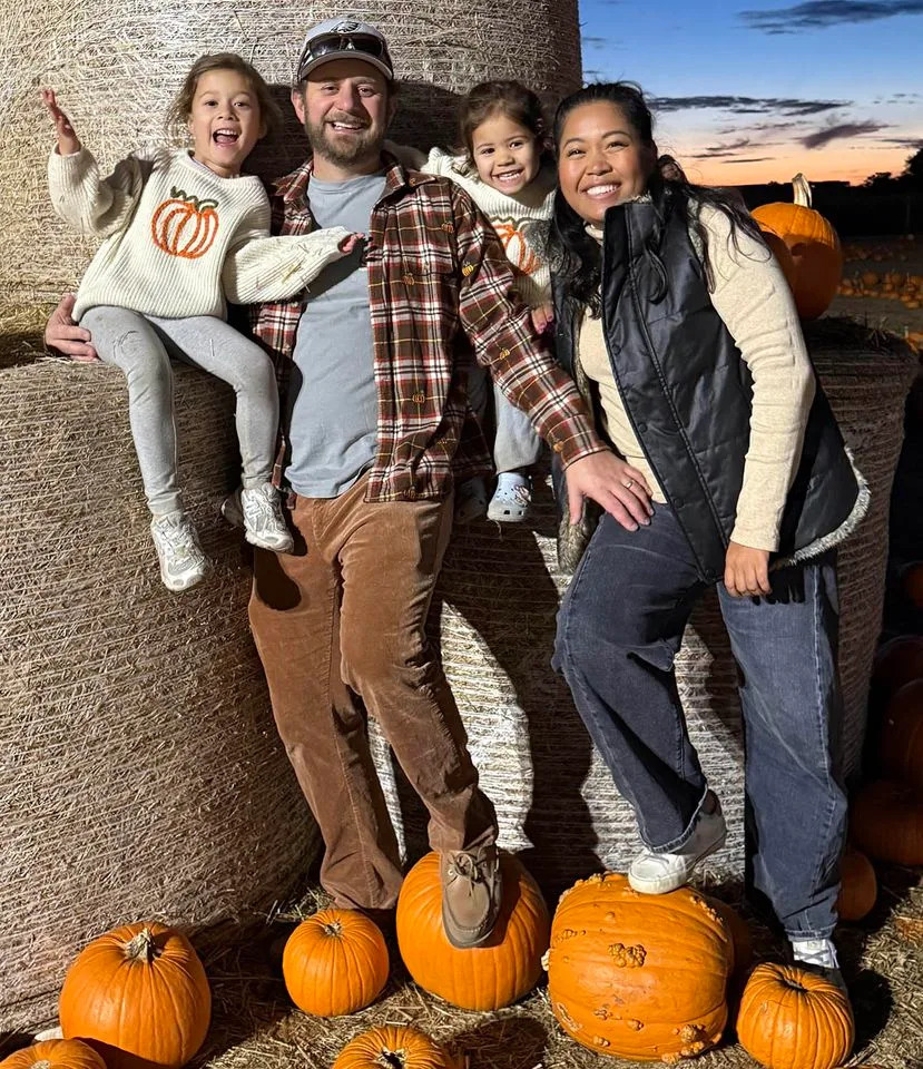 Simmy Larkin Simmy and her family