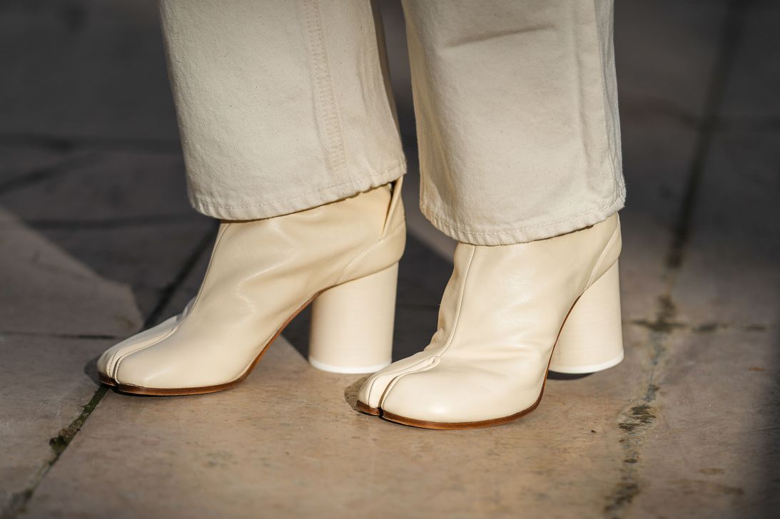 The Tabi boots are one of Maison Margiela's signature shoe styles.