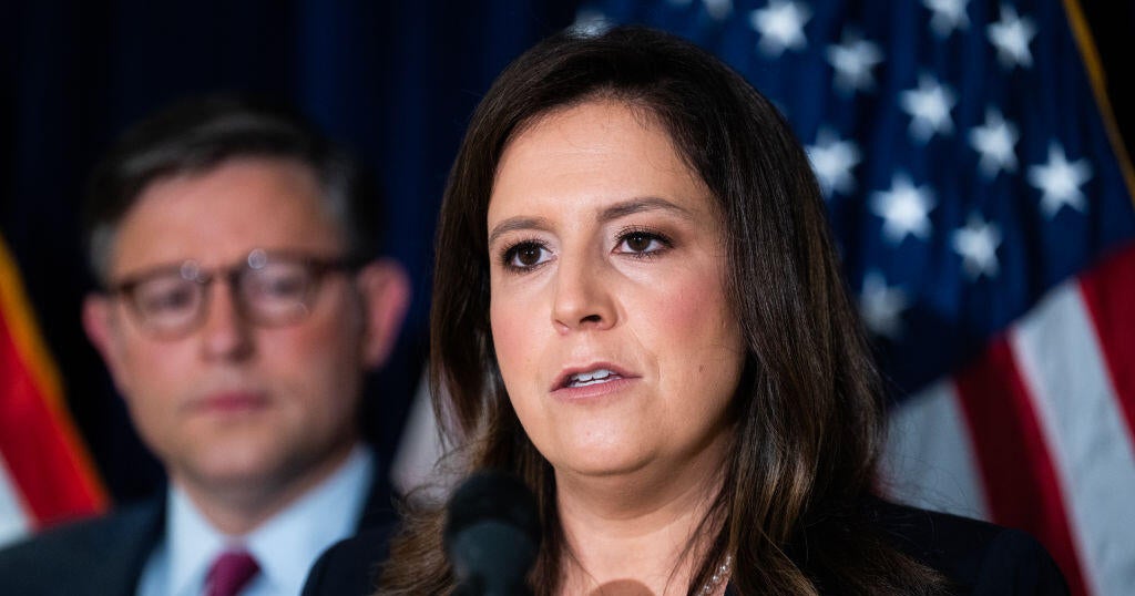  Elise Stefanik accuses Mike Johnson of “getting rolled” by Democrats and lying about defense bill provision