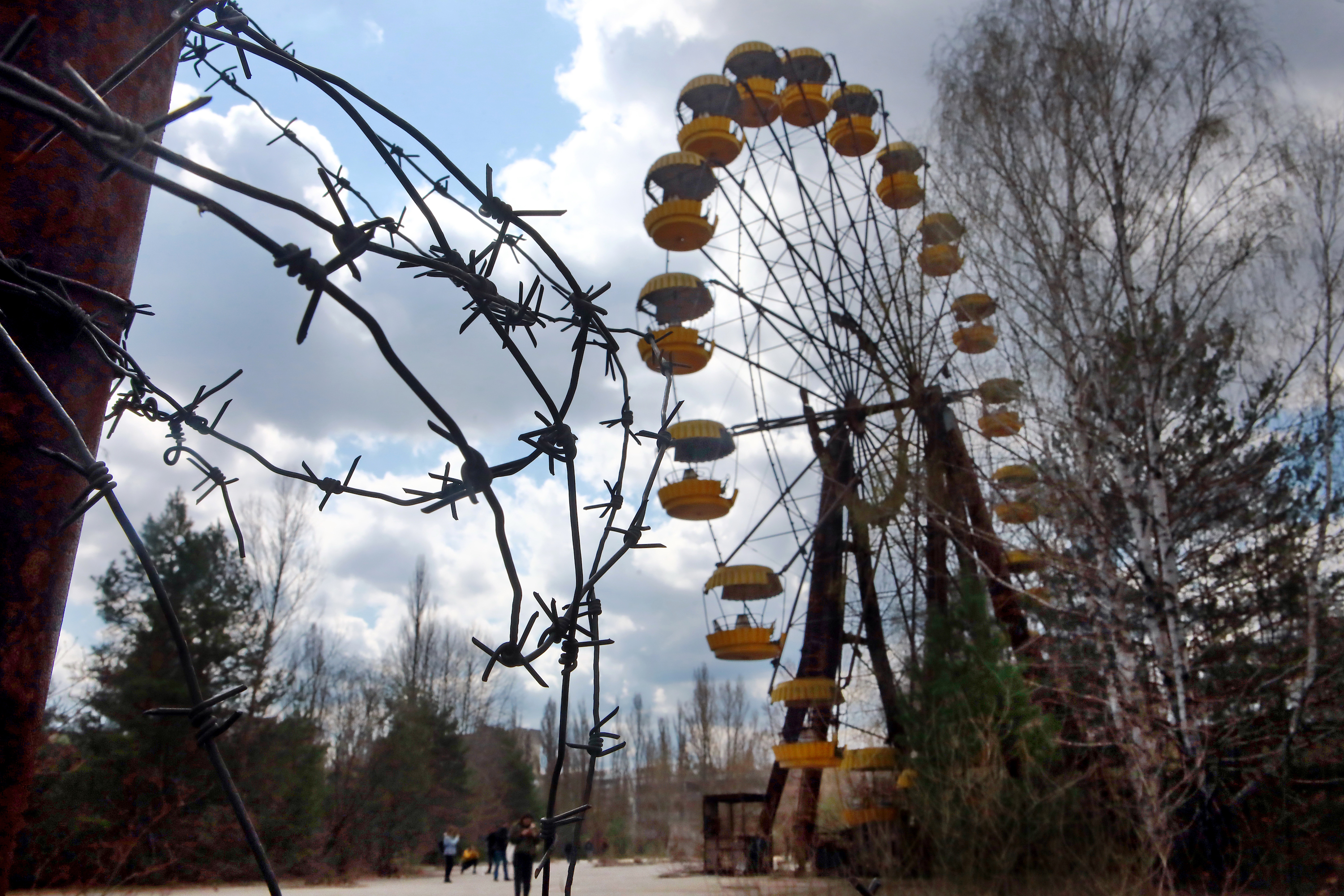 A scene from the Chernobyl exclusion zone