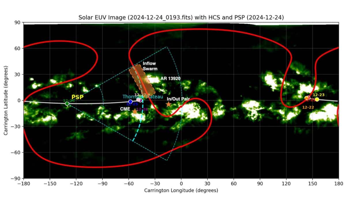 Mapping The Sun’s Magnetic Sheet During Parker Solar Probe’s Closest Approach ©astrophysical Journal Letters