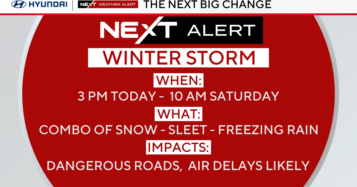  Snow, ice to cause dangerous travel conditions in Philadelphia area Friday — timing and snow totals