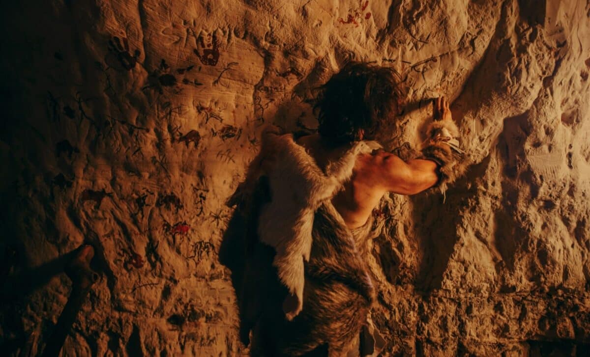 Primitive Prehistoric Neanderthal