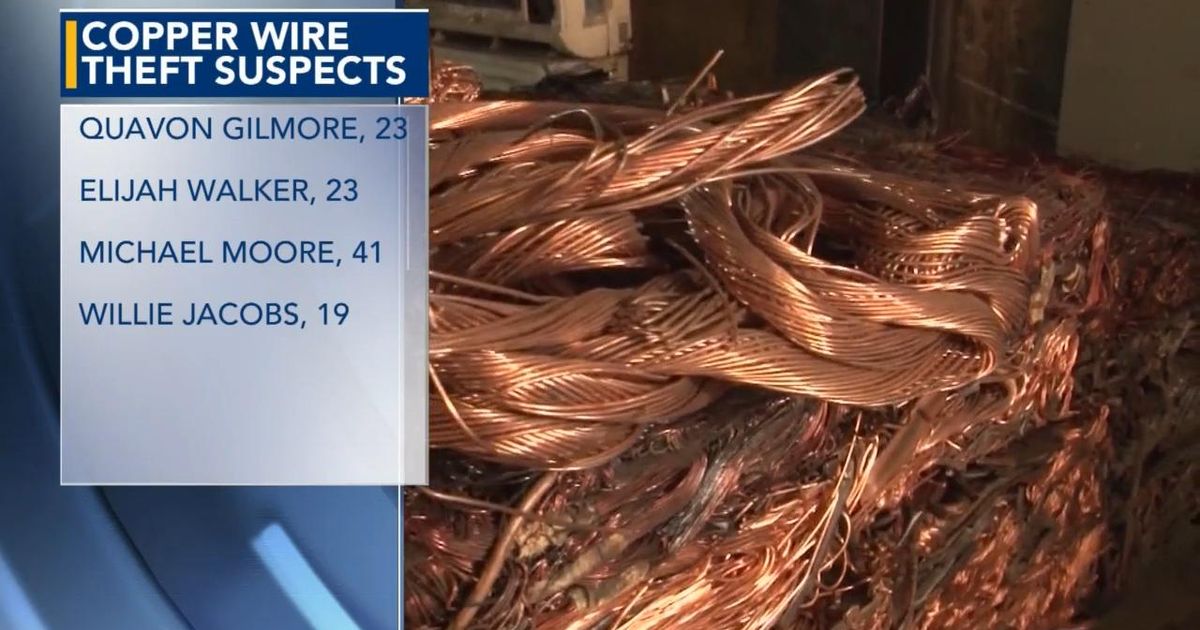  4 accused of stealing more than 1,000 pounds of copper wiring in Wake County :: WRAL.com