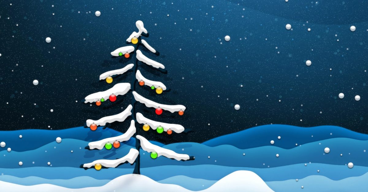  Snowy adds Christmas lights, snow, and an Aqua-inspired wallpaper to your Mac for free