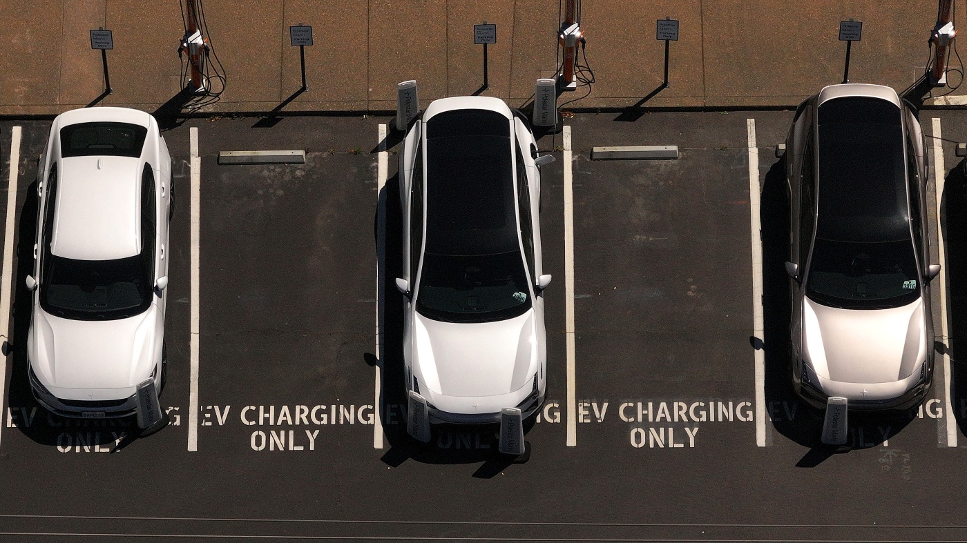  2025 was a roller coaster year for EVs : NPR