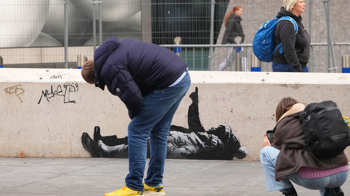  Street artist Banksy confirms latest artwork in west London